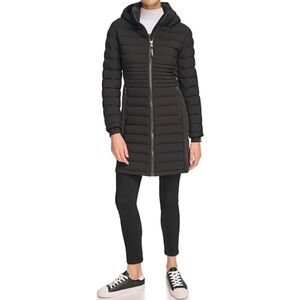 Calvin Klein Black Puffer Coat